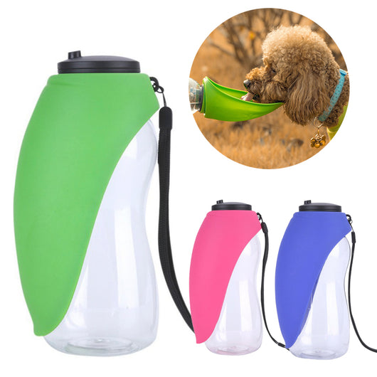 Botella Dispensadora de Agua Portátil para Perros con Cuenco Integrado - Image 2