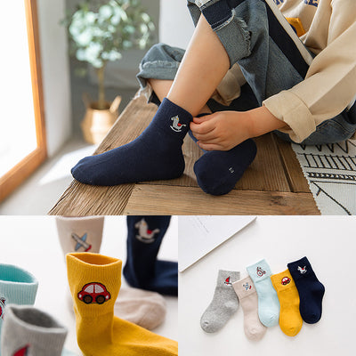 Calcetines de Algodón Peinado con Lazo para Niñas - Image 14