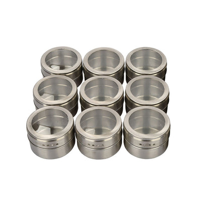 Frasco de Especias de Acero Inoxidable con Visor Transparente - Image 18