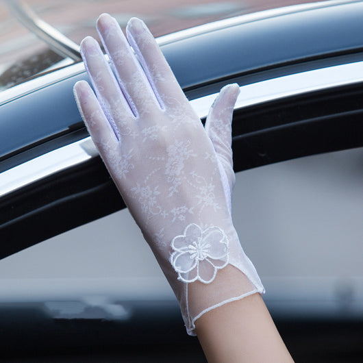 Guantes Femeninos de Seda de Hielo con Protección UV - Image 12