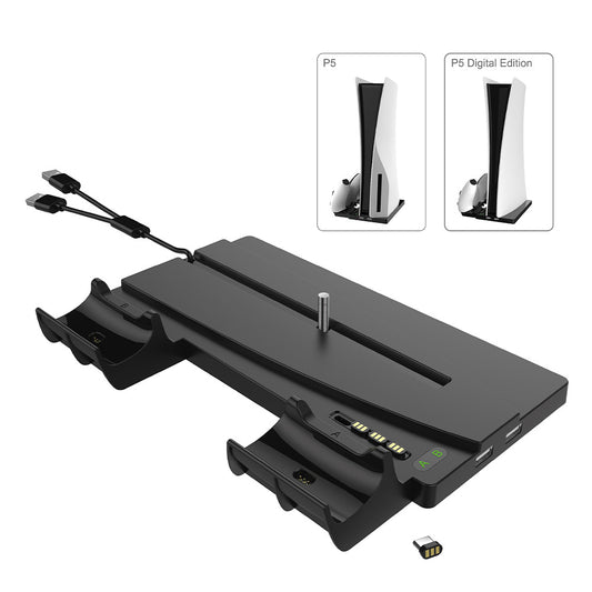 Soporte Multifunción PS5 con Cargador de Controles y Base Organizadora - Image 2