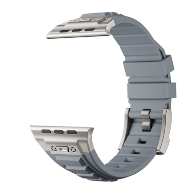 Correa Elástica de Silicona con Hebilla Metálica Plegable para iWatch 1-9 - Image 21