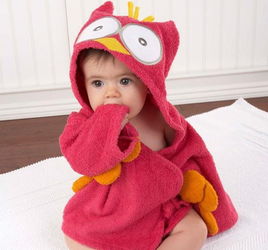 Bata de Baño Infantil con Capucha - Toalla Modelo Animales Lindos en Algodón - Image 21