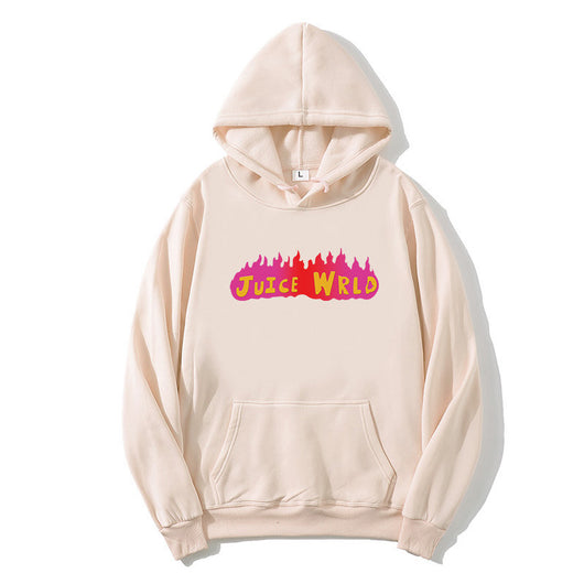 Sudadera con capucha estampado llamas oversize - Image 25