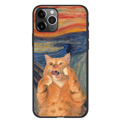 Funda para iPhone con Diseño de Gato Naranja - Arte Óleo - Image 22