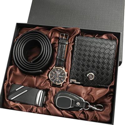 Set Completo: Reloj, Cartera, Cinturón y Llavero para Hombre - Image 5