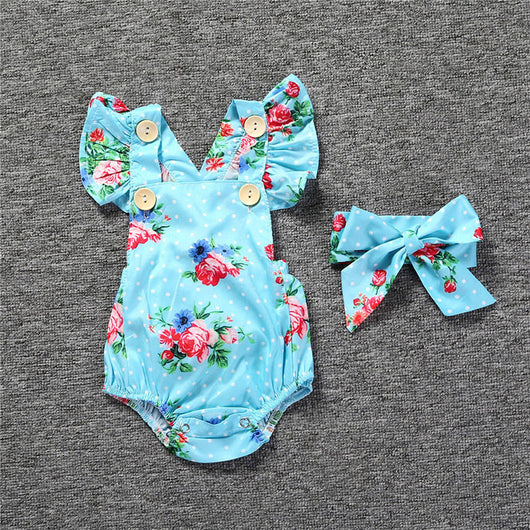 Conjunto de 2 Piezas de Ropa sin Mangas para Bebé Niña - Image 2