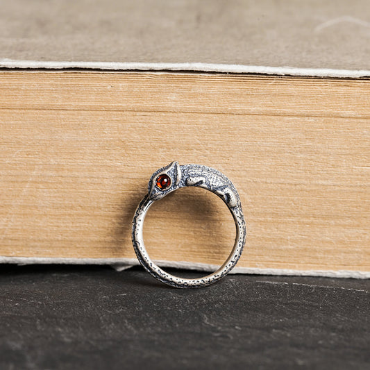 Anillo Camaleón de Plata Esterlina Ajustable - Image 2