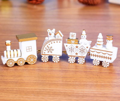 Set de 4 Trenes de Madera Miniatura para Niños - Image 18