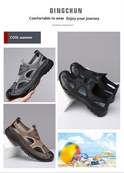 Sandalias Hombre Verano Malla Transpirable Comodas Casuales Playa - Image 21