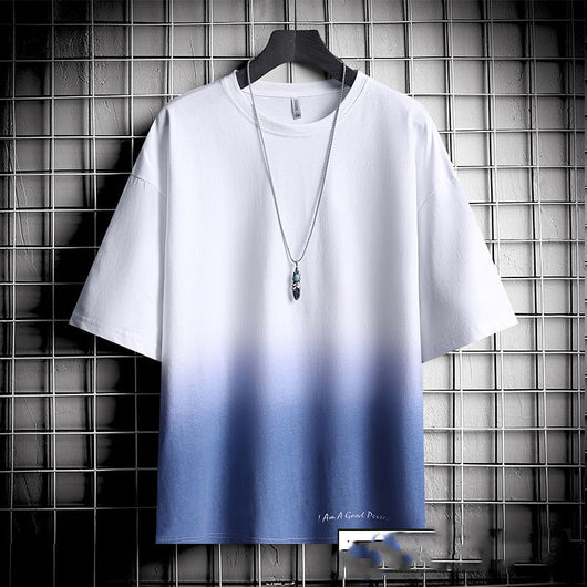 Camiseta Suelta Estilo Hong Kong para Hombre - Image 9