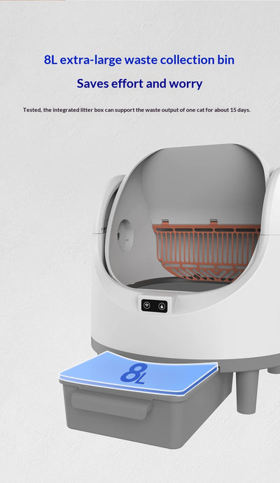 Arenero Automático para Gatos con Pala Inteligente y Amplio Espacio - Image 18