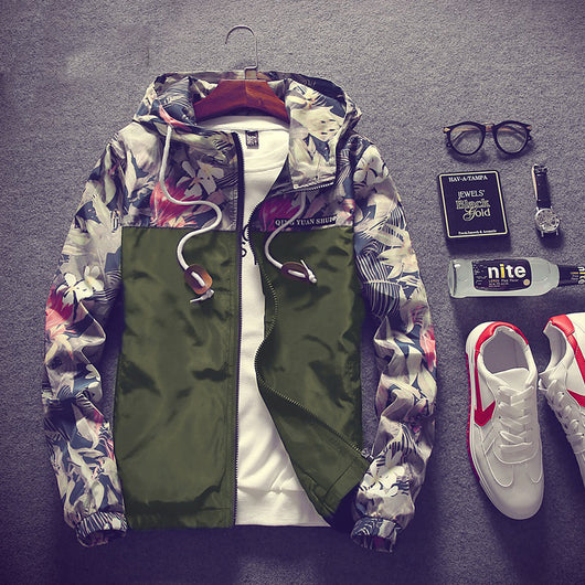 Chaqueta Deportiva Casual Estilo Béisbol Coreano para Hombre