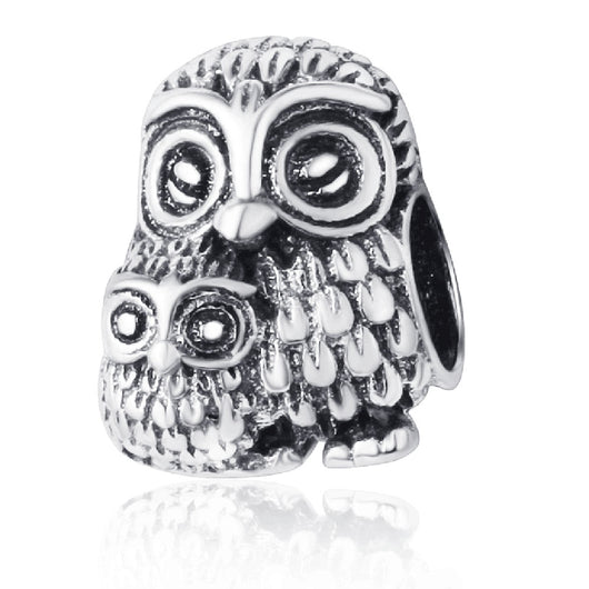 Dije de Plata S925 Águila con Niño - Accesorio Plata Pura Estilo Otoño