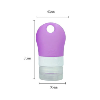 Botella de Viaje de Silicona con Orificio y Gancho - Image 3