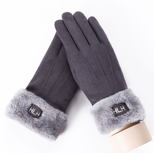 Guantes Térmicos de Cachemira para Mujer con Oso Adorable y Pantalla Táctil - Image 11
