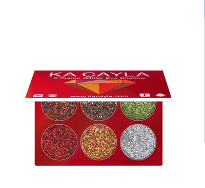 Paleta de Sombras de Ojos con Lentejuelas de Diamante - 6 Colores - Image 6