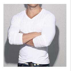 Camiseta Manga Larga Cuello V para Hombre - Image 10