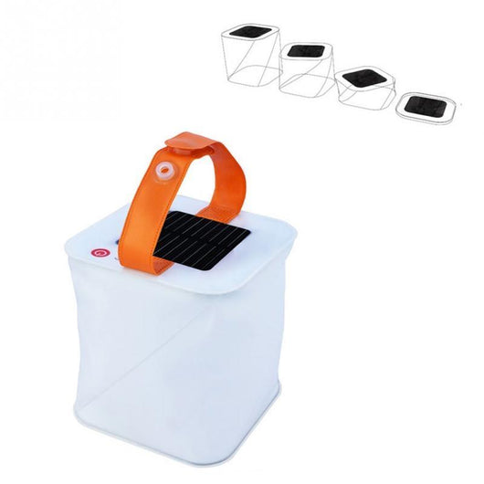 Linterna LED Solar Plegable Inflable para Camping - Luz Impermeable Portátil - Image 7