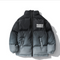 Chaqueta Acolchada con Cuello Alto Degradado