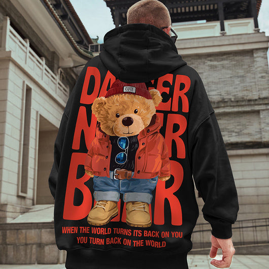 Sudadera Hip-hop Oversized con Capucha para Hombre - Invierno Cálido y Moderno - Image 3