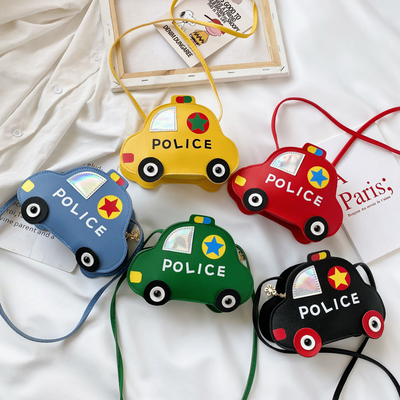 Bolsa Infantil con Diseño de Auto Divertido