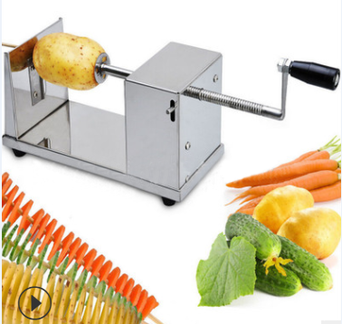 Cortadora de Papas Torreón Gold - Máquina Rebanadora Manual en Acero Inoxidable