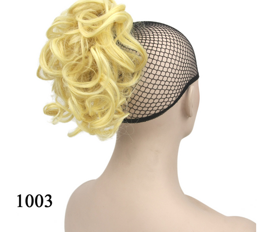 Peluca Rizada Voluminosa con Extensiones y Bolsa de Pelo - Image 3