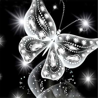 Pintura de Diamantes 5D - Mariposa Luminosa - Image 3