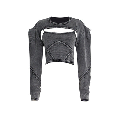 Chaleco Tejido Liso para Mujer - Conjunto Elegante de Diseño - Image 5