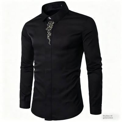 Camisa Casual Deportiva Holgada con Solapa para Hombre - Image 25