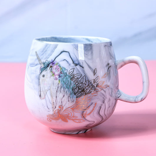 Taza de Cerámica para Parejas con Patrón Mármol - Image 12