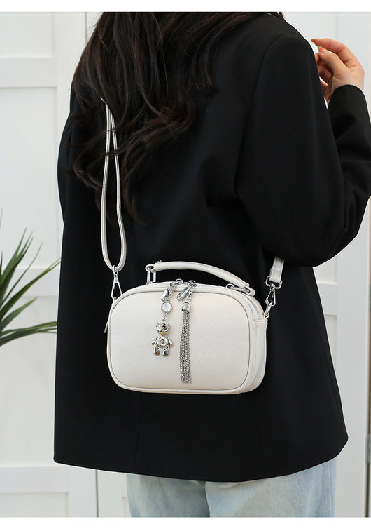 Bolso Cuadrado Pequeño con Costura Decorativa para Mujer - Image 30