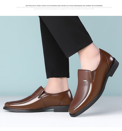 Zapatos de Cuero para Hombre Casual Negocios con Suela Flexible - Image 11