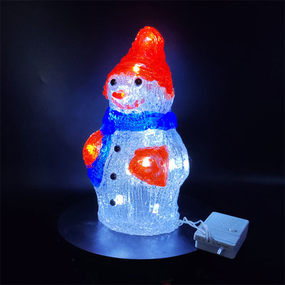 Decoración Navideña de Muñeco de Nieve en Acrílico y Resina Epoxi para Ventanas - Image 17