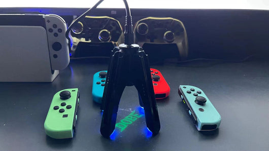 Cargador Múltiple 4 en 1 para Controles Nintendo Switch - Base de Carga Rápida - Image 23