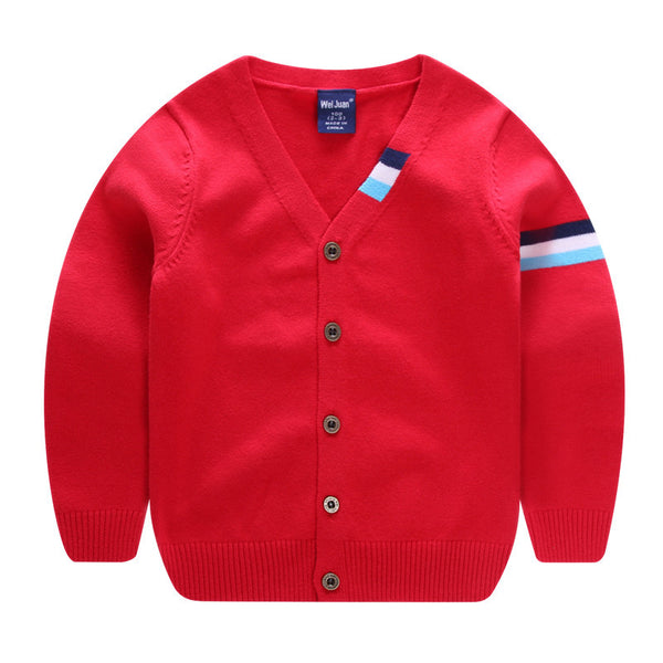 Cardigan Fino a Rayas para Niños