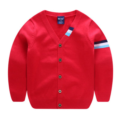 Cardigan Fino a Rayas para Niños