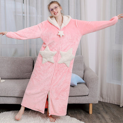 Bata de Baño Térmica con Capucha para Hombre y Mujer - Pijama Cálido - Image 14