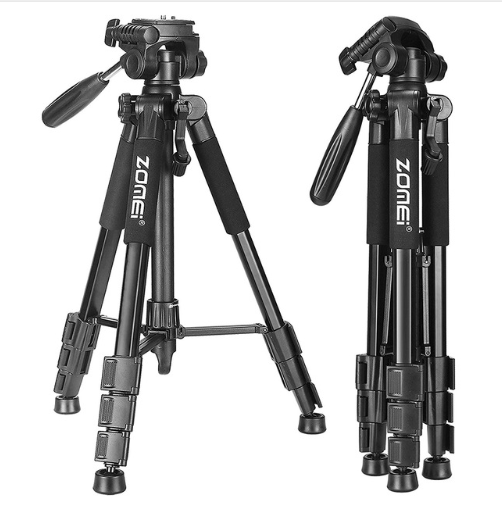 Trípode Profesional Zomei Z666 Aluminio Portátil para Cámaras DSLR y Compatible con Apple - Image 6