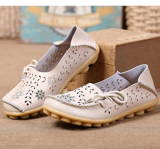 Zapatos Bajos Cómodos para Mamá con Diseño Perforado