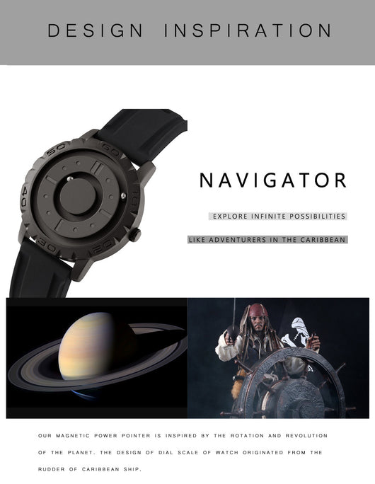 Reloj Creativo Magnético para Hombre - Diseño Innovador - Image 19