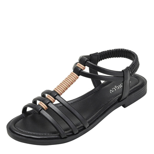 Sandalias Planas Bohemias con Detalles Calados para Playa y Viajes - Image 2