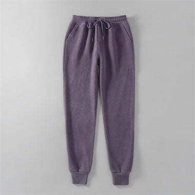 Pantalones Holgados de Cintura Alta con Cordones y Encaje - Image 23