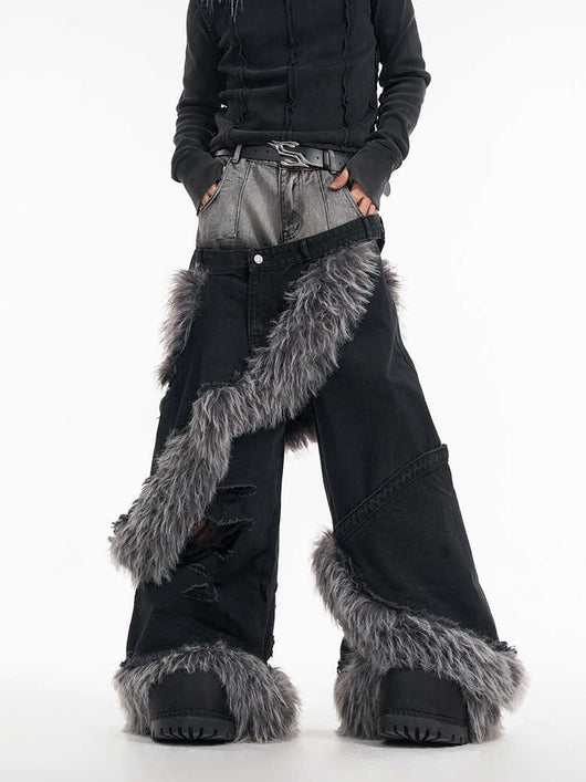 Jeans de Dos Piezas PU Premium para Hombre - Diseño Elegante y Moderno - Image 12