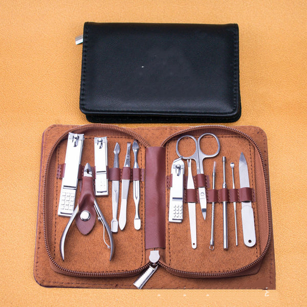 Juego de Manicura en Acero Inoxidable Profesional