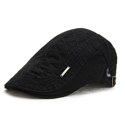 Gorra Retro de Cuadrícula Sólida - Protección Solar Elegante - Image 14