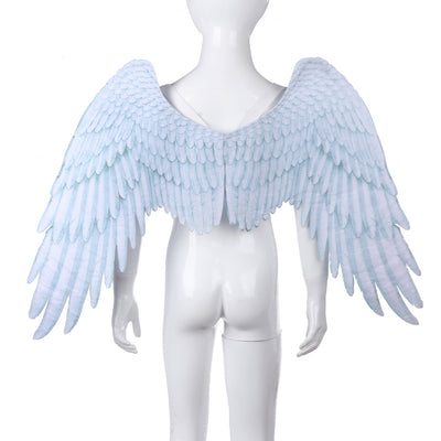 Alas de Ángel Oversized Unisex Negro y Blanco para Halloween - Image 12
