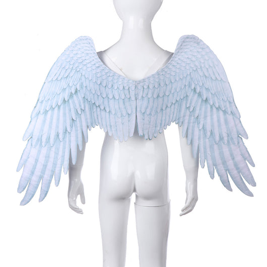 Alas de Ángel Oversized Unisex Negro y Blanco para Halloween - Image 12