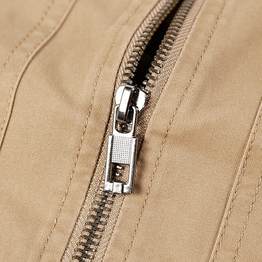 Chaqueta Casual de Algodón para Hombre - Estilo Beisbolero Ajustado - Image 3
